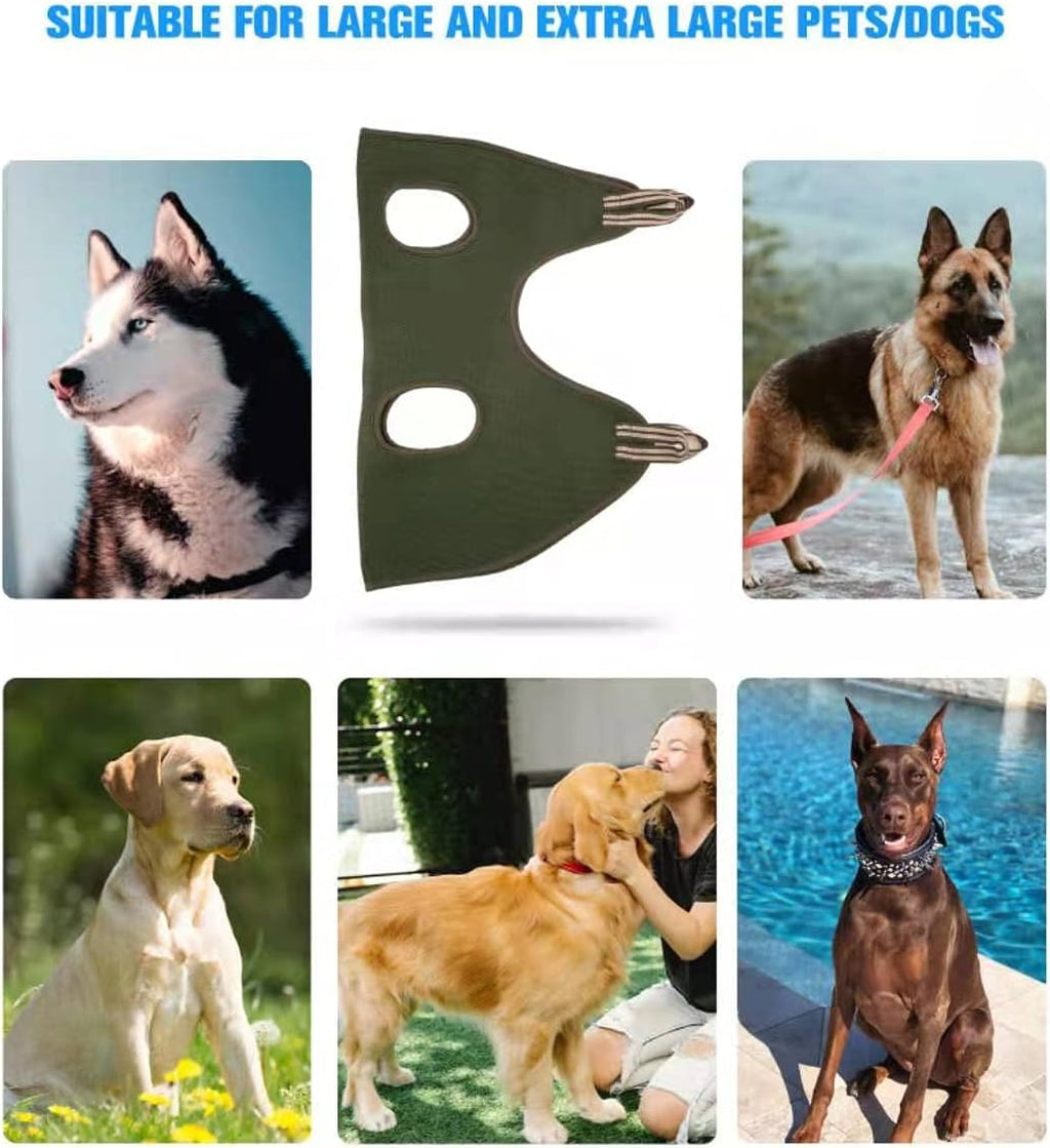 10 in 1 Dog Pet Grooming Hammock Harness with Nail Clippers, Nail File,Xl Size Dog Hammock for Nail Trimm,Grooming Sling Holder Hanger Restraint for Claw Care